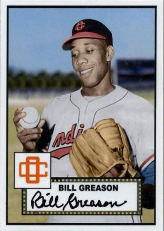 Baseball card illustration of Greason with Oklahoma City Indians