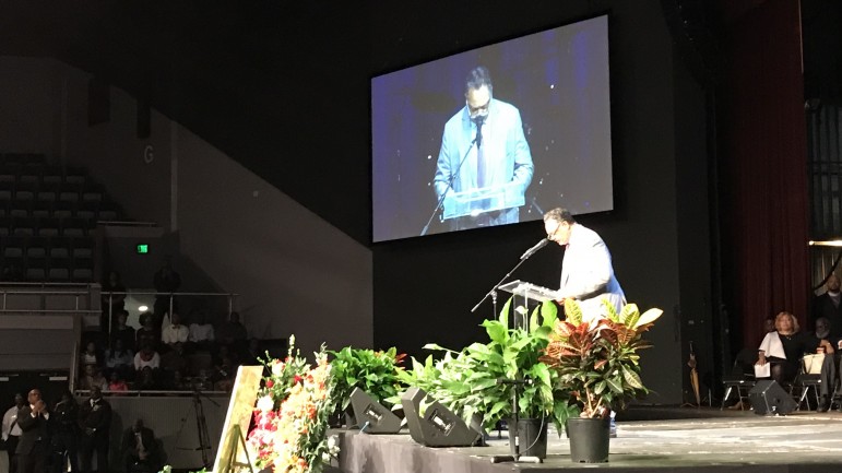 Rev. Jesse Jackson delivers the eulogy for Emantic "EJ" Bradford, Jr.
