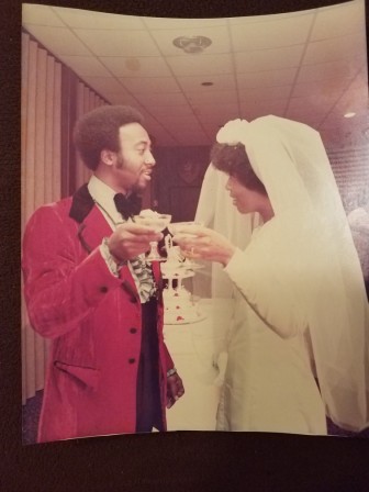 Marvin and Brenda Jones celebrate their wedding with a reception at the A.G. Gaston on Christmas Eve, 1972. In addition to being a civil rights gathering place, the motel was a place for special social events. 