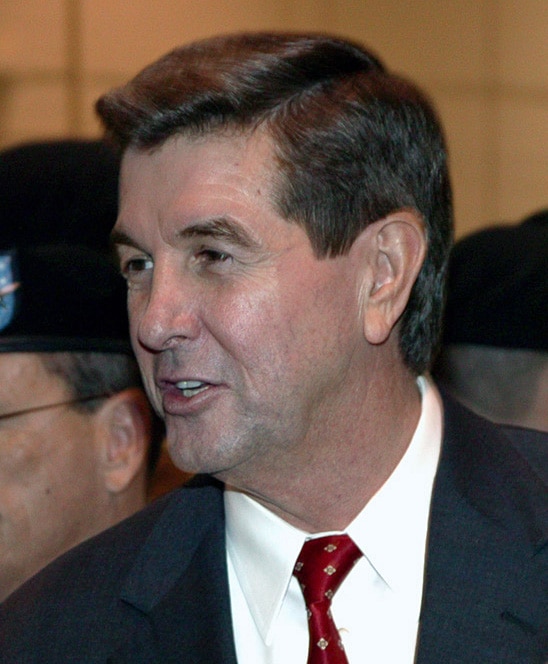 Former Alabama Governor Bob Riley, a lobbyist, is considered a "father figure" and "friend" of House Speaker Mike Hubbard.