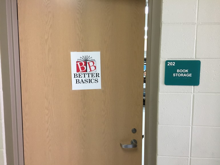 A fitting room for pull-out reading intervention sessions at Birmingham's Washington K-8.