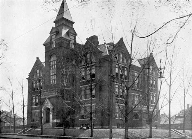 The Powell School in 1908.