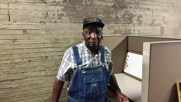 "Mr. Fred" Oliver, 86, after a morning of improving his reading and writing at the Literacy Council of Central Alabama.