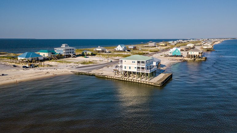 Cloudy Future For Dauphin Island, A Canary In The Coal Mine Of Climate 