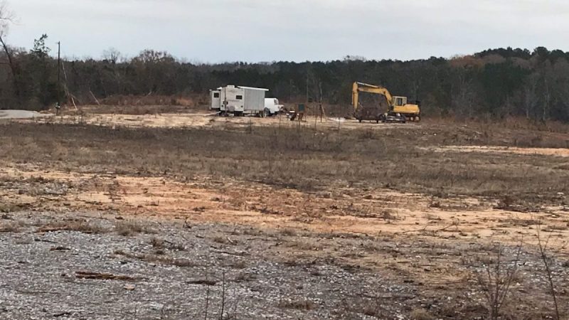 Land has been cleared and it appears a well is being drilled on this property on A. Arker Road and Brickyard Pass about a mile west of Alabama 139 in Bibb County, likely the site of a new mega prison.