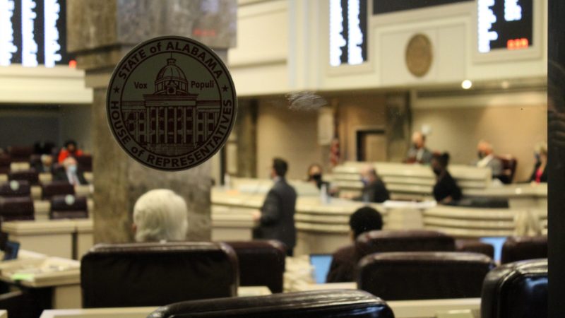Alabama lawmakers during the 2021 legislative session.