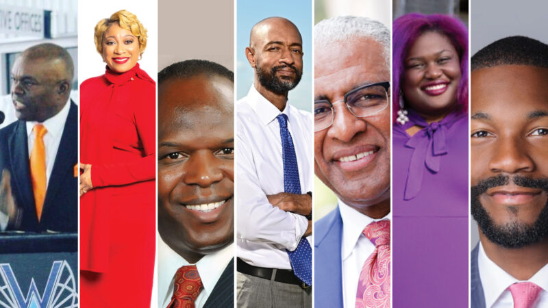 The Seven of Eight Candidates running for the Mayoral seat in Birmingham