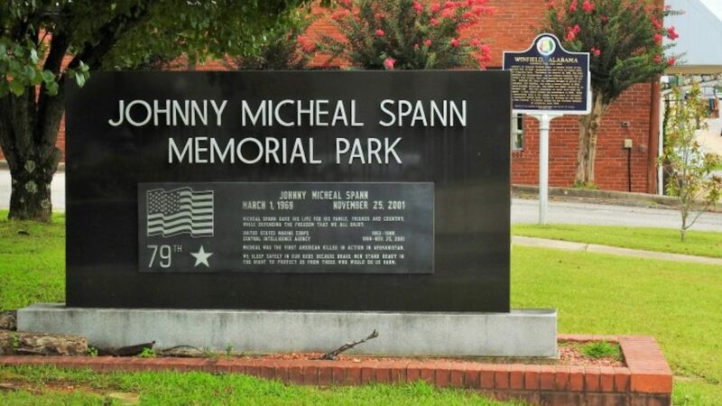 Park in Winfield honors Mike Spann, who was the first Amrican killed in Afghanistan when U.S. forces responded to the 9/11 terrorist attacks.