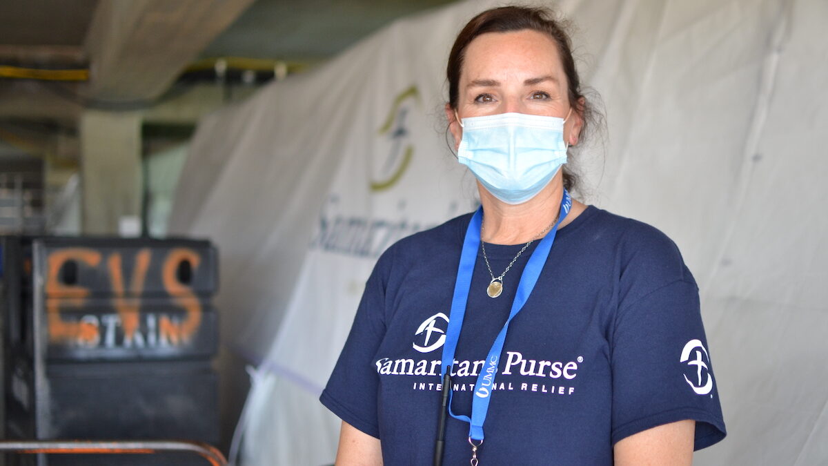 Nurse Kelly Sites is the team leader for the Samaritan Purse team deployed in August to assist Mississippi hospitals overwhelmed by COVID-19 patients.