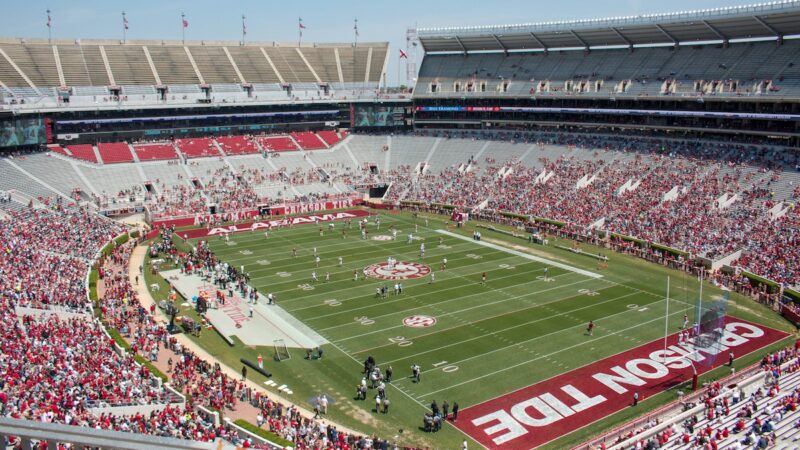 Bryant Denny Stadium at the University of Alabama
