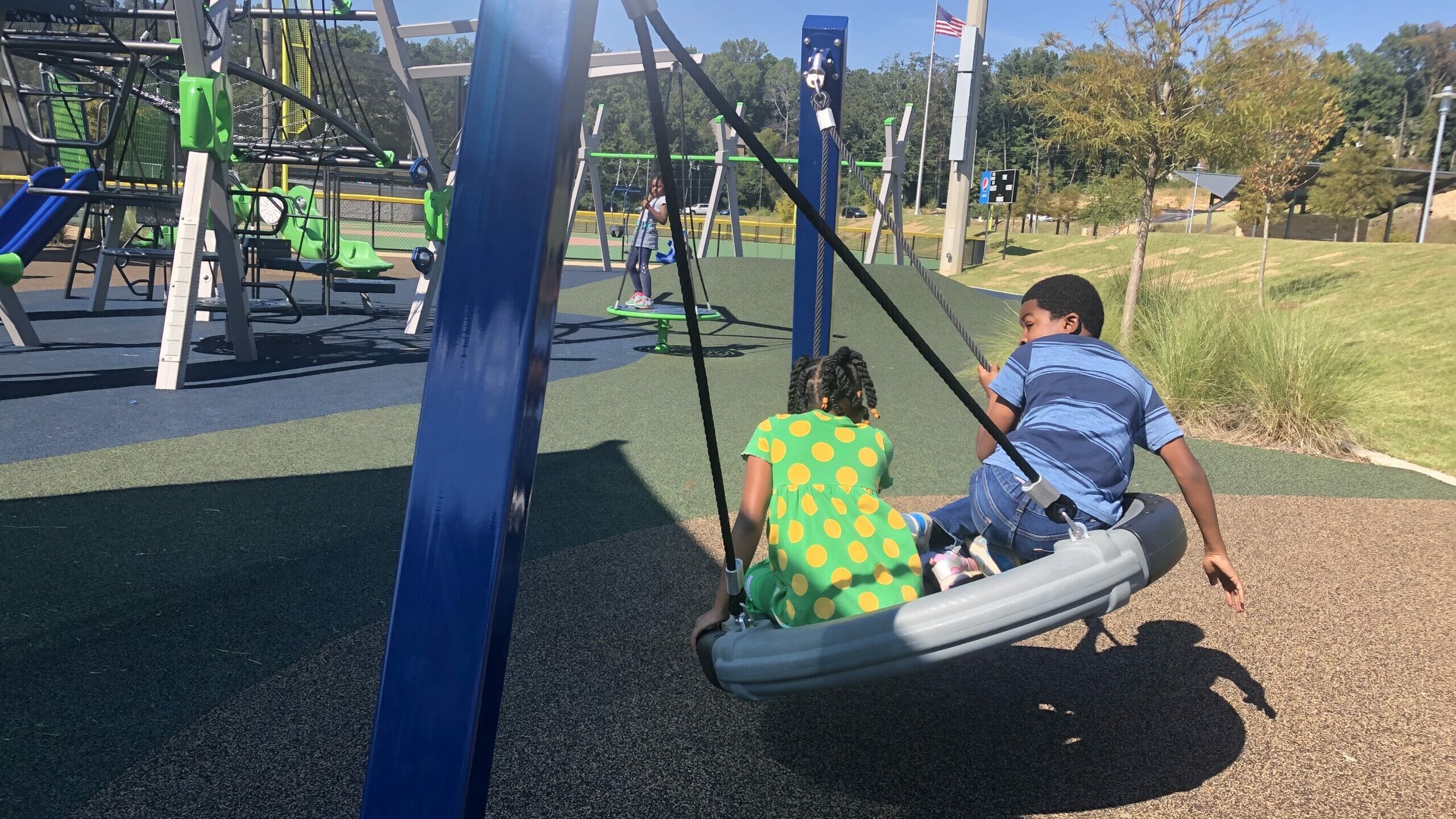 The Duckworth's have been homeschooling for six years. Trips to the playground are part of their weekly schedule.