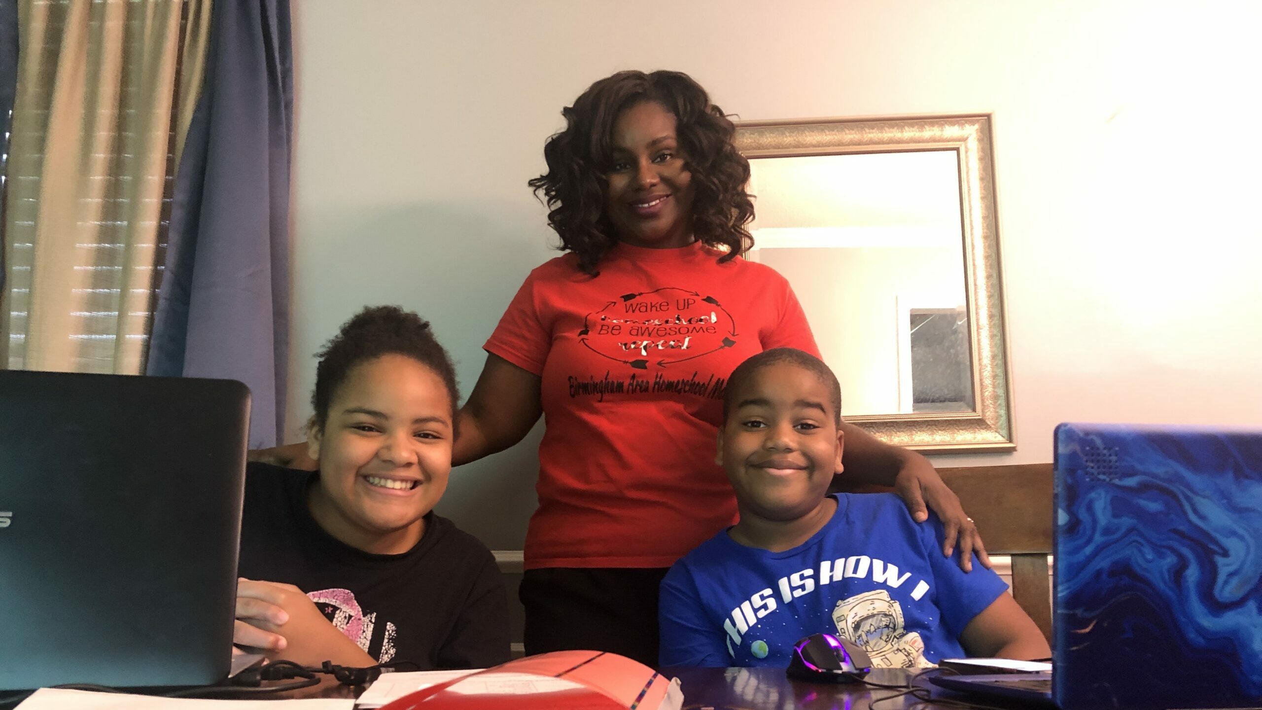 Yalonda Chandler started homeschooling her children, Matthew and Madison, when she felt like their teachers weren't challenging them enough.