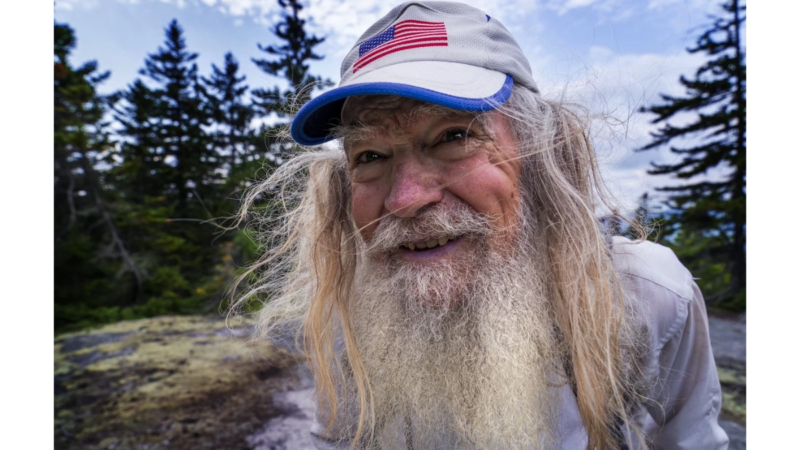 M.J. Eberhart, 83, who goes by the trail name of Nimblewill Nomad, is the oldest person to hike the entire 2,193-mile Appalachian Trail.