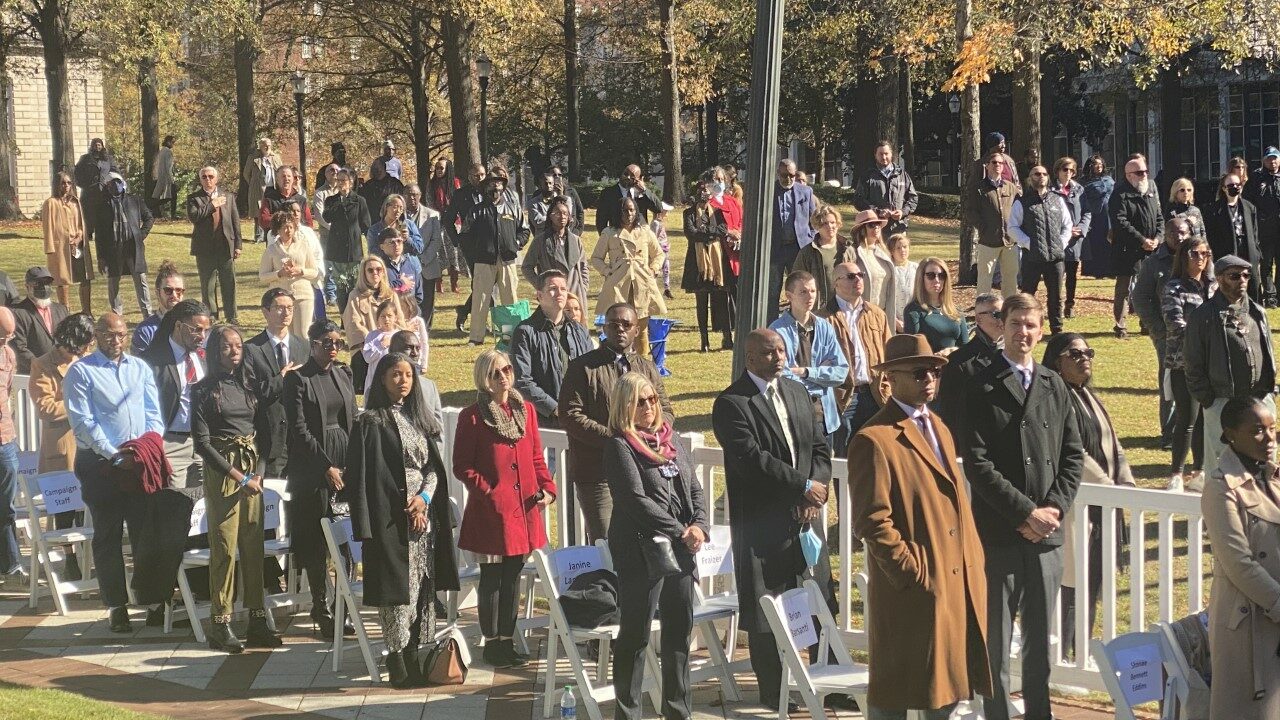 Crowd at Birmingham Mayor Randall Woodfin's inaguration