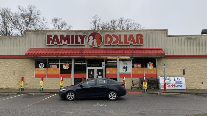 York's Family Dollar store is centrally located in town. The closure has created a shopping challenge for residents without cars.