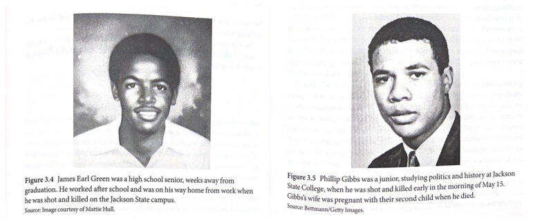Archival photos show images of James Green and Phillip Gibbs.