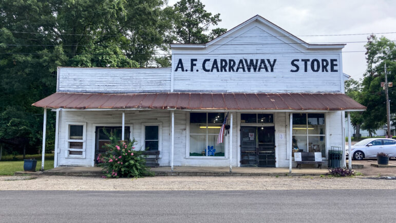A.F. Carraway in Bassfield, Mississippi is still open after 103 years of operation, July 1, 2022. 