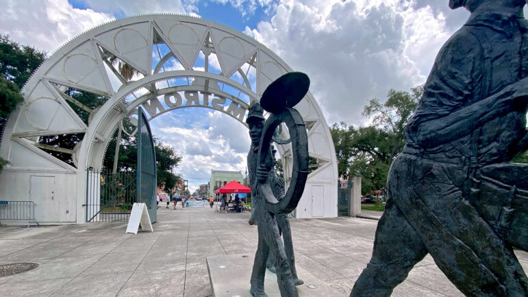 Louis Armstrong Park was the site of the Southern Decadence Health Hub monkeypox vaccine event, Sept. 4, 2022.