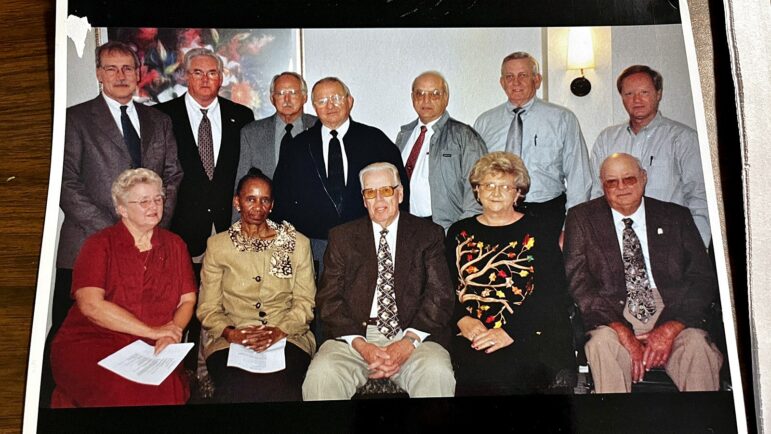 This undated historical photo is from a Cullman County mayor’s council meeting that Earlene Johnson attended during that time.