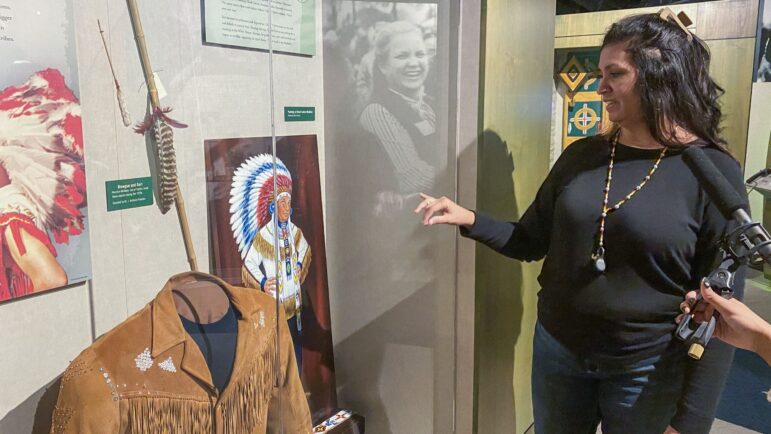 Brandy Chunn is the museum coordinator for the Poarch Band of Creek Indians museum. She said she has a lot of pride in being able to teach people about her culture, Nov. 28, 2022