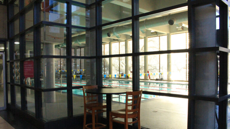 The pool at the Downtown YMCA.