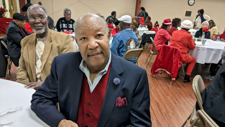 Glenn Cobb attends the Christmas party for the Gulfport Branch of the NAACP, December 16, 2022.