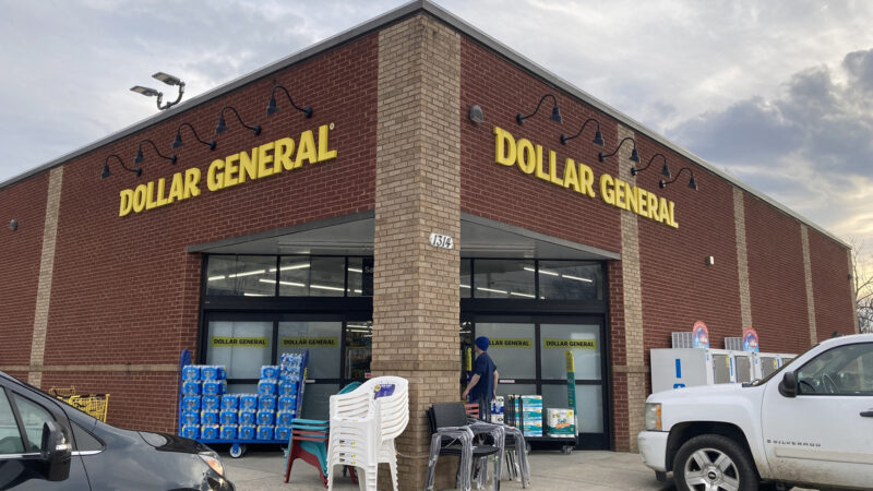 A Dollar General store south of Nashville, Tennessee, is just one of about 35,000 dollar stores from the top three chains across the country.