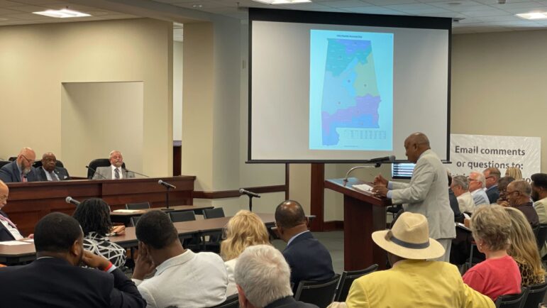 Chairman of the Alabama Democratic Conference, Joe Reed, spoke at a Reapportionment Committee public hearing on June 27, 2023.