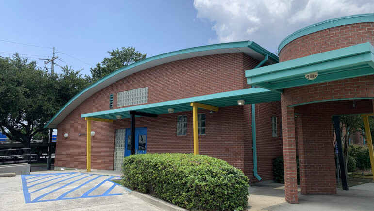 The Rosenwald Recreation Center in New Orleans, Louisiana was designated as a 24-hour cooling station for unhoused people during the heat dome.