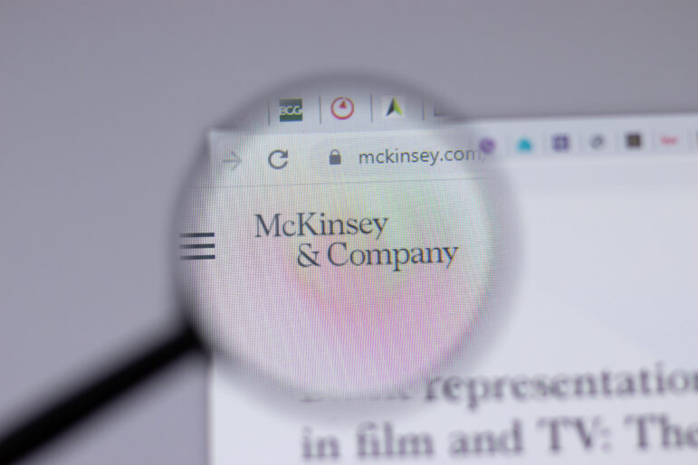 International consulting giant McKinsey & Company is working with the state of Alabama, while being investigated by the U.S. Department of Justice.