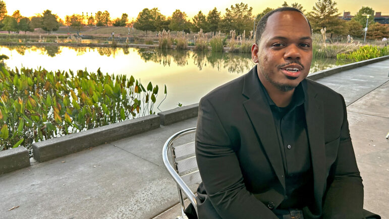 Darrell Forte, who leads an annual Black men's summit supporting Birmingham improvements, poses for a portrait on Oct. 21, 2024.