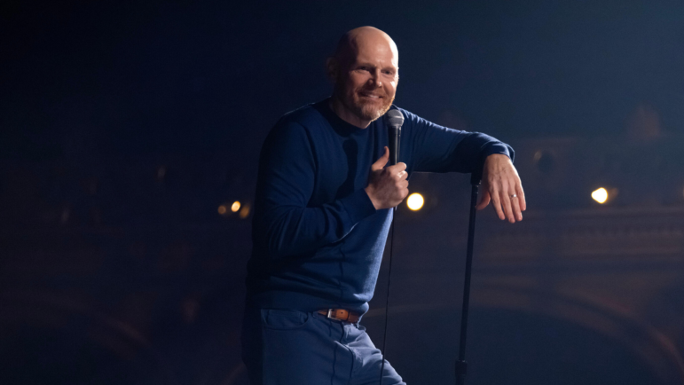 "What I've actually found is that whole myth that you can't be happy and still be funny is a myth," Bill Burr says.