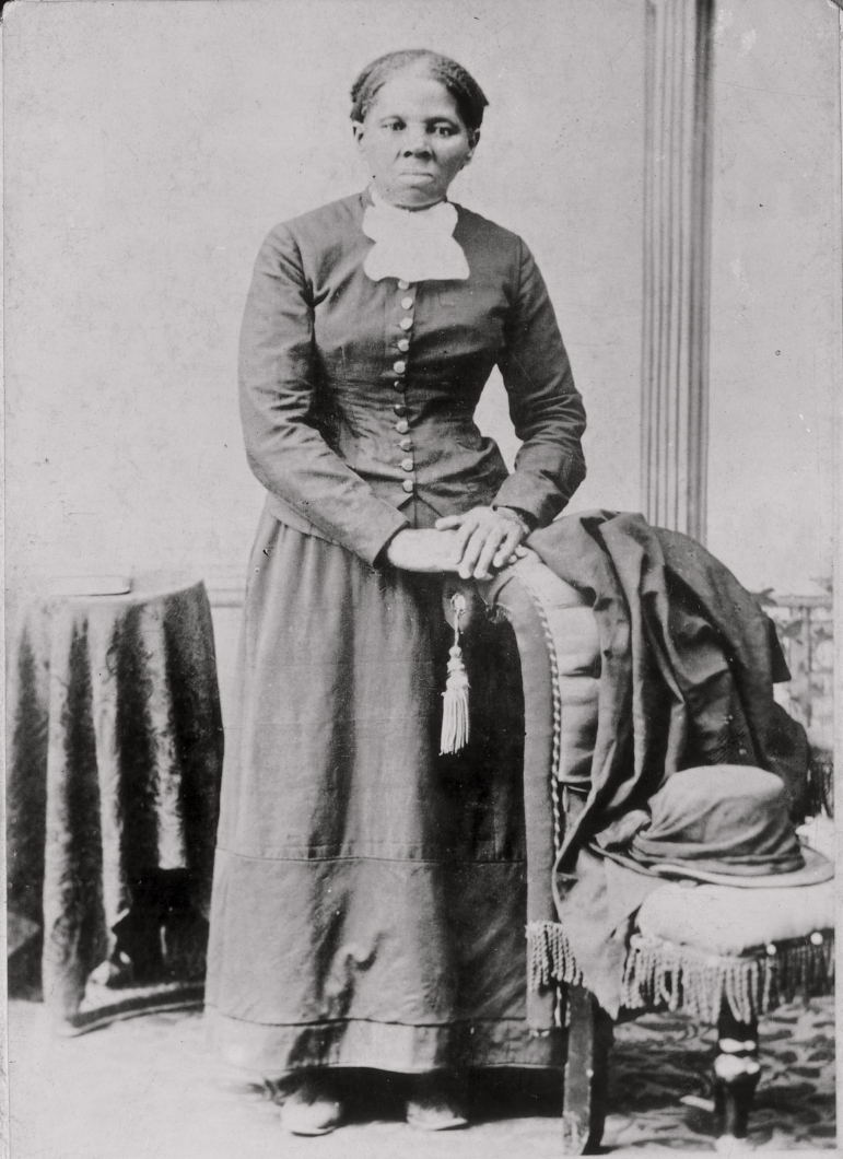 In this photo provided by the Library of Congress, Harriet Tubman in seen in a photograph dating from 1860-1875.