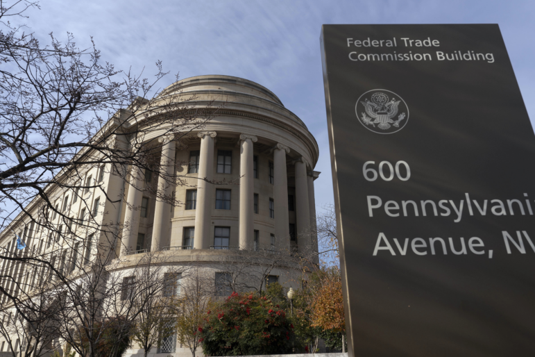 The Federal Trade Commission building is seen in Washington, D.C.