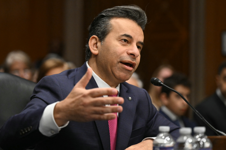 Dr. Marty Makary testifies before the Senate Committee on Health, Education, Labor and Pensions on his nomination to be Food and Drugs Administration commissioner, on Capitol Hill in Washington, D.C., on March 6, 2025.
