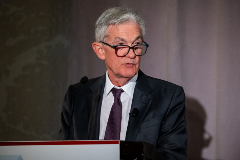 Fed Chair Jerome Powell and his colleagues left interest rates unchanged Wednesday given that prices are still climbing faster than the central bank would like.