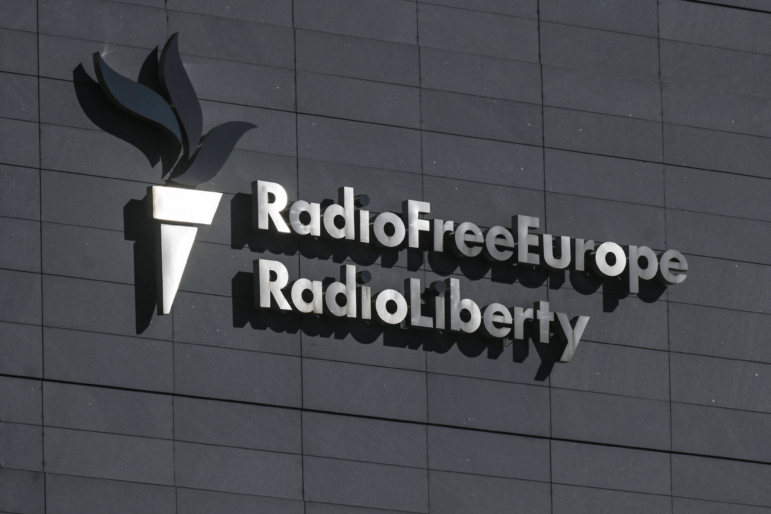 The Trump administration has put journalists at government-funded broadcasters, including Prague-based Radio Free Europe/Radio Liberty (RFERL), on leave on March 15 as it froze funding to them.