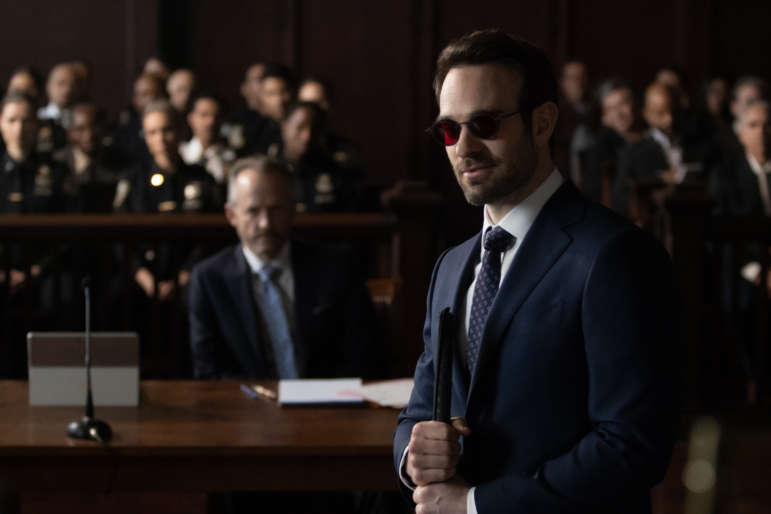 Matt Murdock (Charlie Cox) in Daredevil: Born Again.
