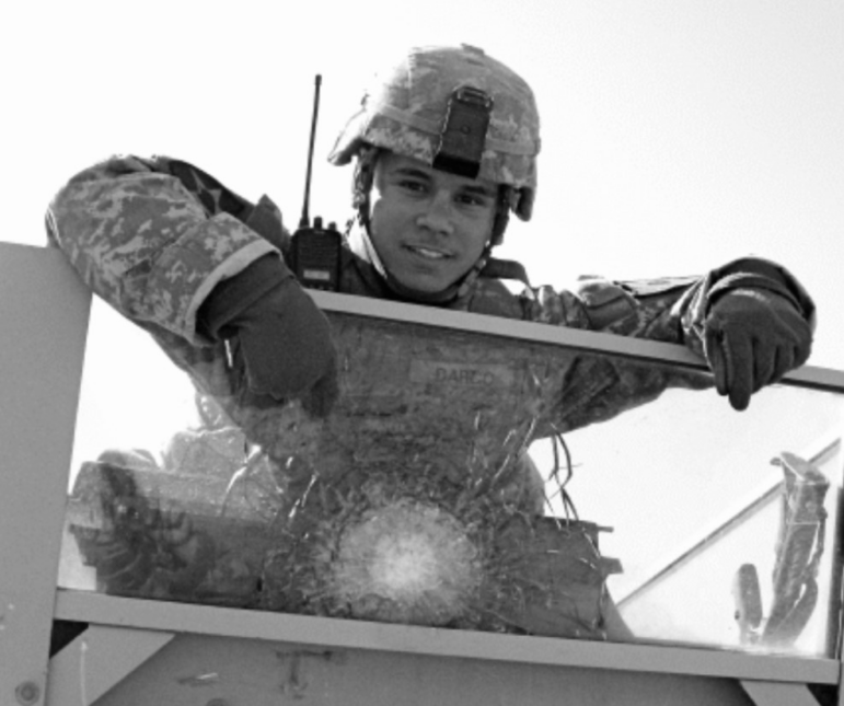Jose Barco in Iraq in 2007.