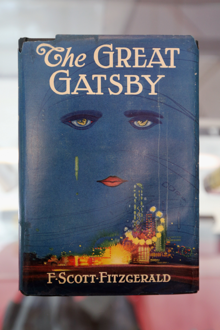 A first edition of F. Scott Fitzgerald's The Great Gatsby at the London International Antiquarian Book Fair on June 13, 2013.