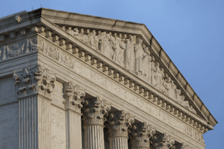 The U.S. Supreme Court is shown March 17, 2025 in Washington, D.C.