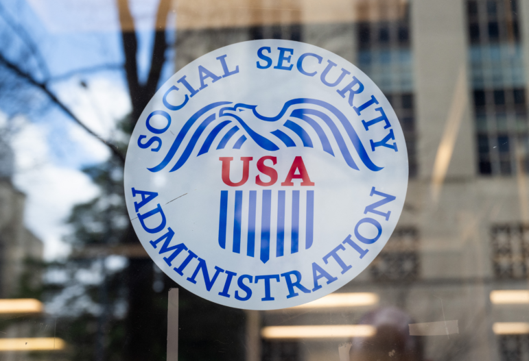 A Social Security Administration office in Washington, DC, March 26. On Wednesday, the Social Security Administration backtracked on its announced plan to require in-person visits to offices.