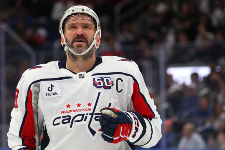 Alex Ovechkin of the Washington Capitals surpassed Wayne Gretzky as the NHL's all-time scoring leader with his 896th goal against the New York Islanders on Sunday.