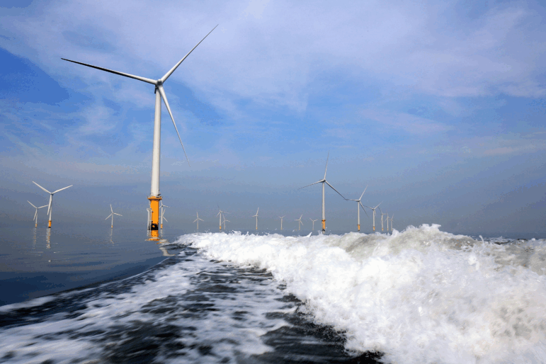 The Trump administration is halting an offshore wind project in New York. Energy experts worry that the U.S. will fall behind other countries with booming offshore wind, like the United Kingdom.