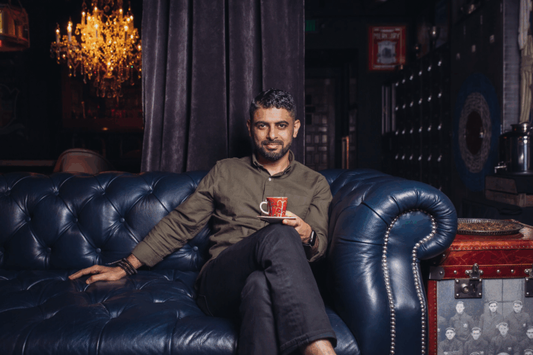 Mokhtar Alkhanshali, in a promotional picture from his company, Port of Mokha