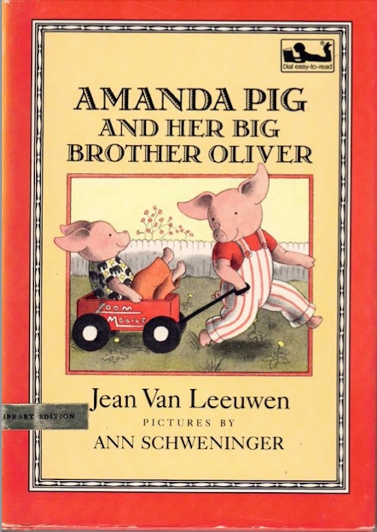 Jean Van Leeuwen wrote 20 Oliver and Amanda Pig books, and many other titles aimed at young audiences.