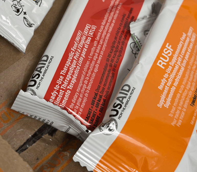 Plumpy'Nut bars manufactured at the Edesia Nutrition plant in Rhode Island.