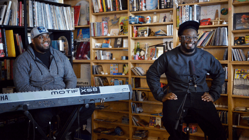 Tiny Desk Concert with T-Pain and keybordist, Toro, on Oct. 27.