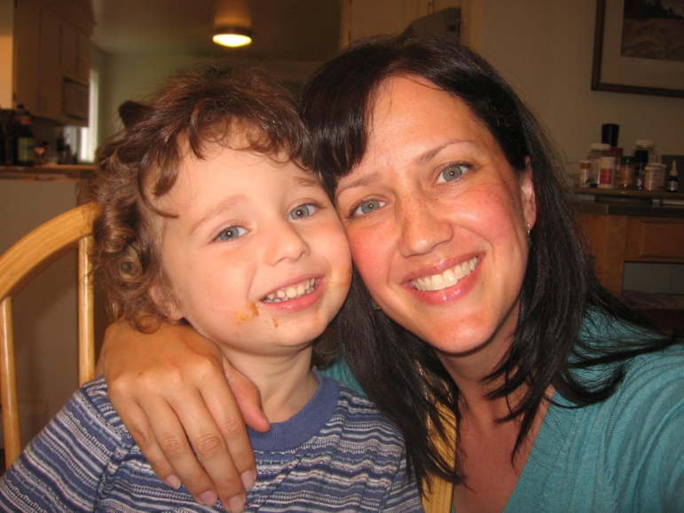 Vivian Curren and her son, Benjamin, in 2010.
