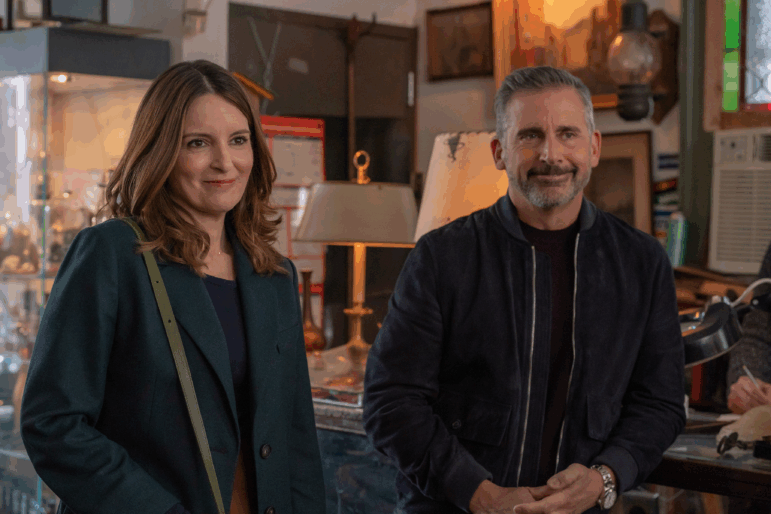 Tina Fey as Kate and Steve Carell as Nick in The Four Seasons.